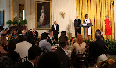 MICHELLE OBAMA HONORS JANINE BENYUS AT WHITE HOUSE LUNCHEON